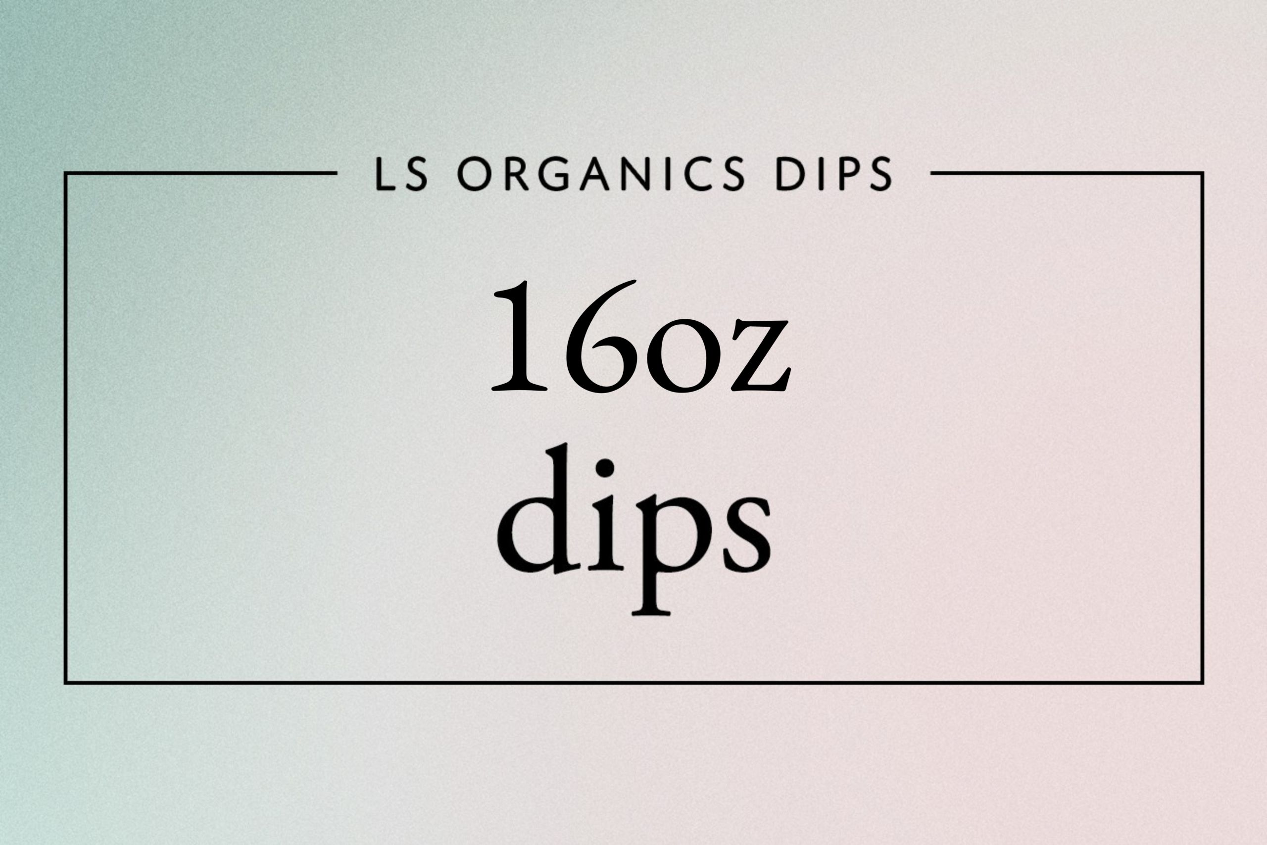 16oz Dips