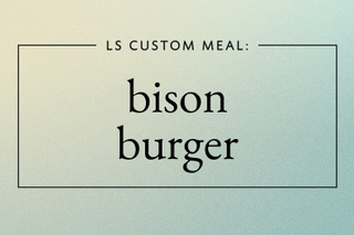 Bison Burger