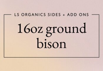 16oz Ground Bison