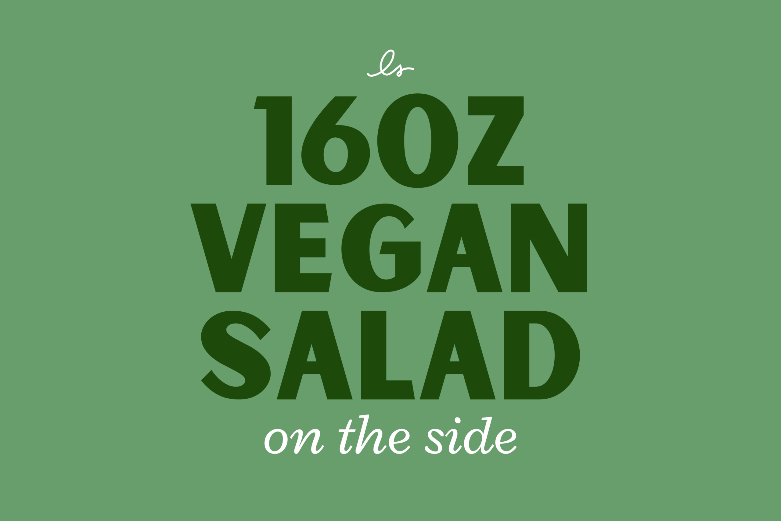 16oz Vegan Salad