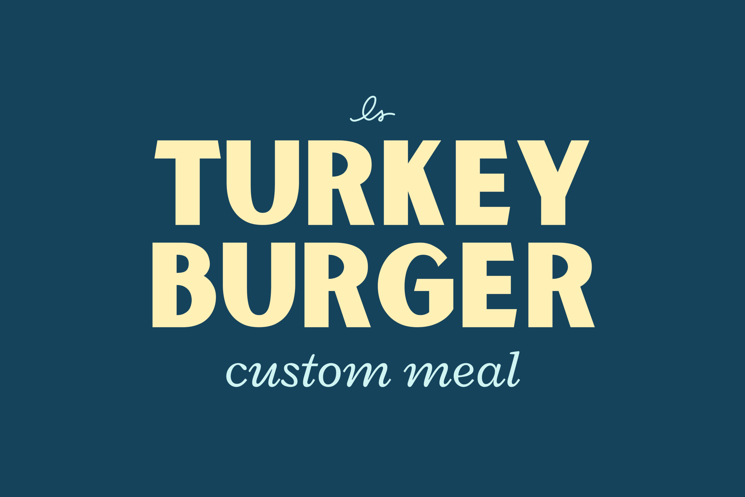 Turkey Burger