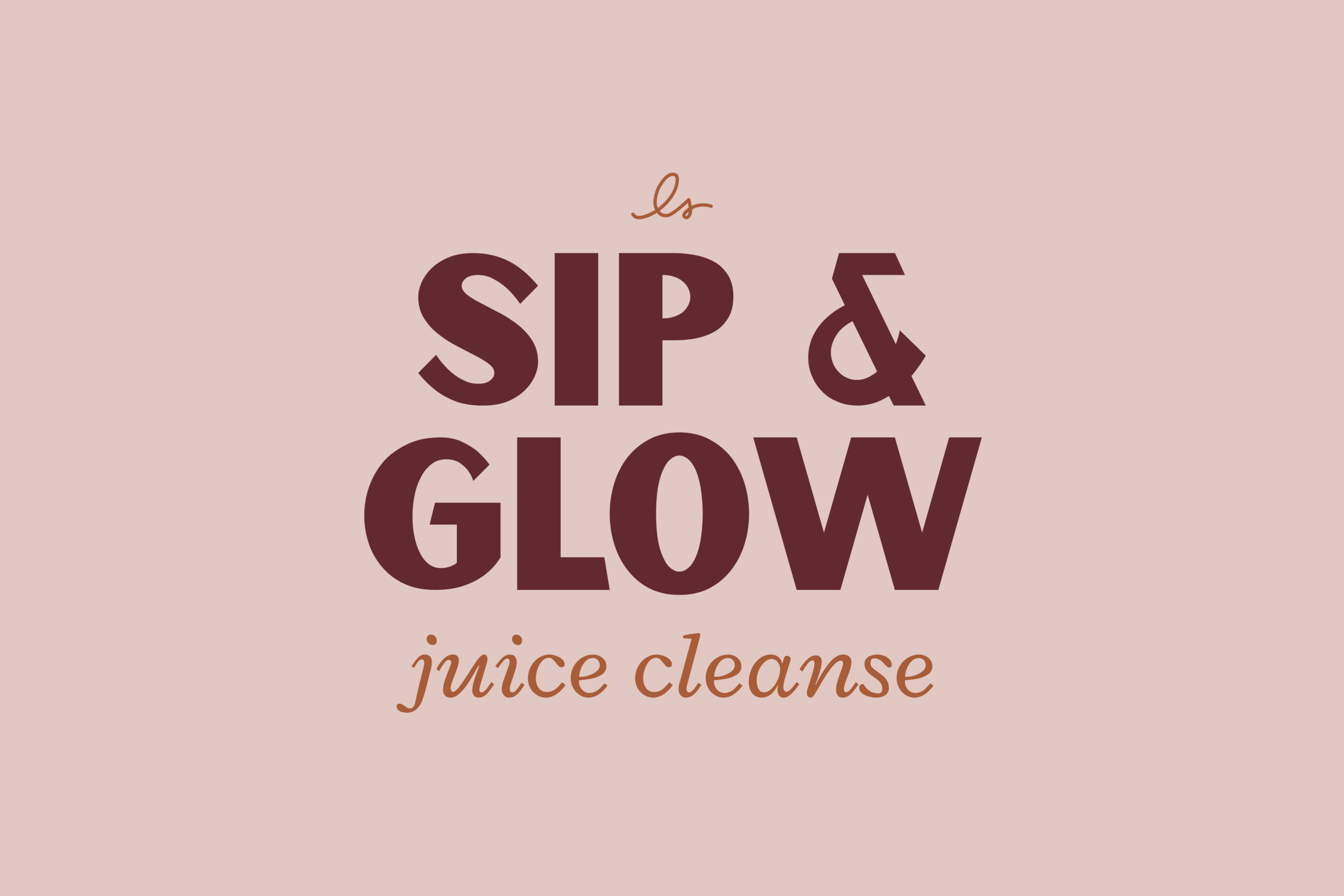 SIP & GLOW | 2 DAY JUICE CLEANSE