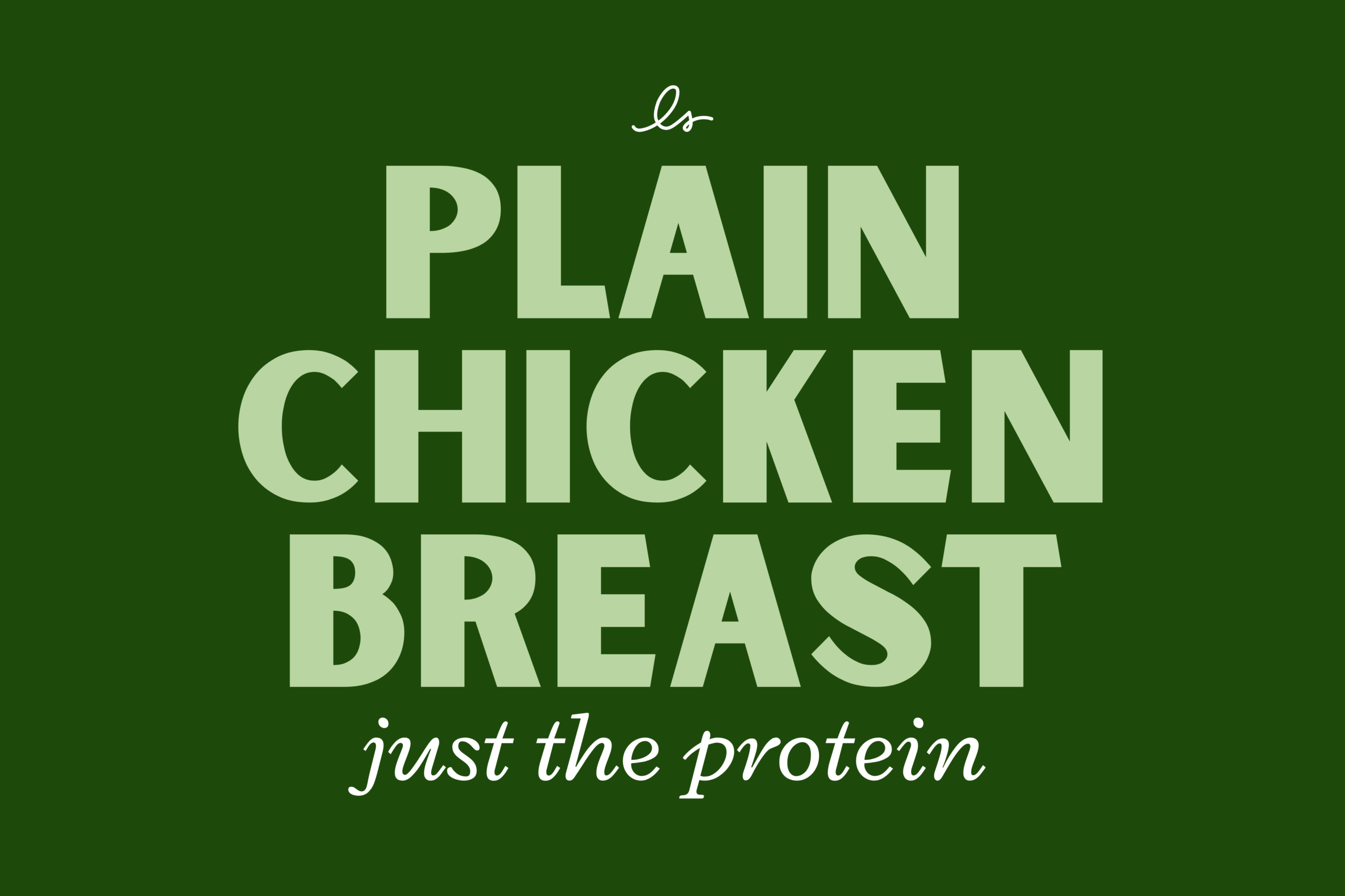 Plain Chicken Breast